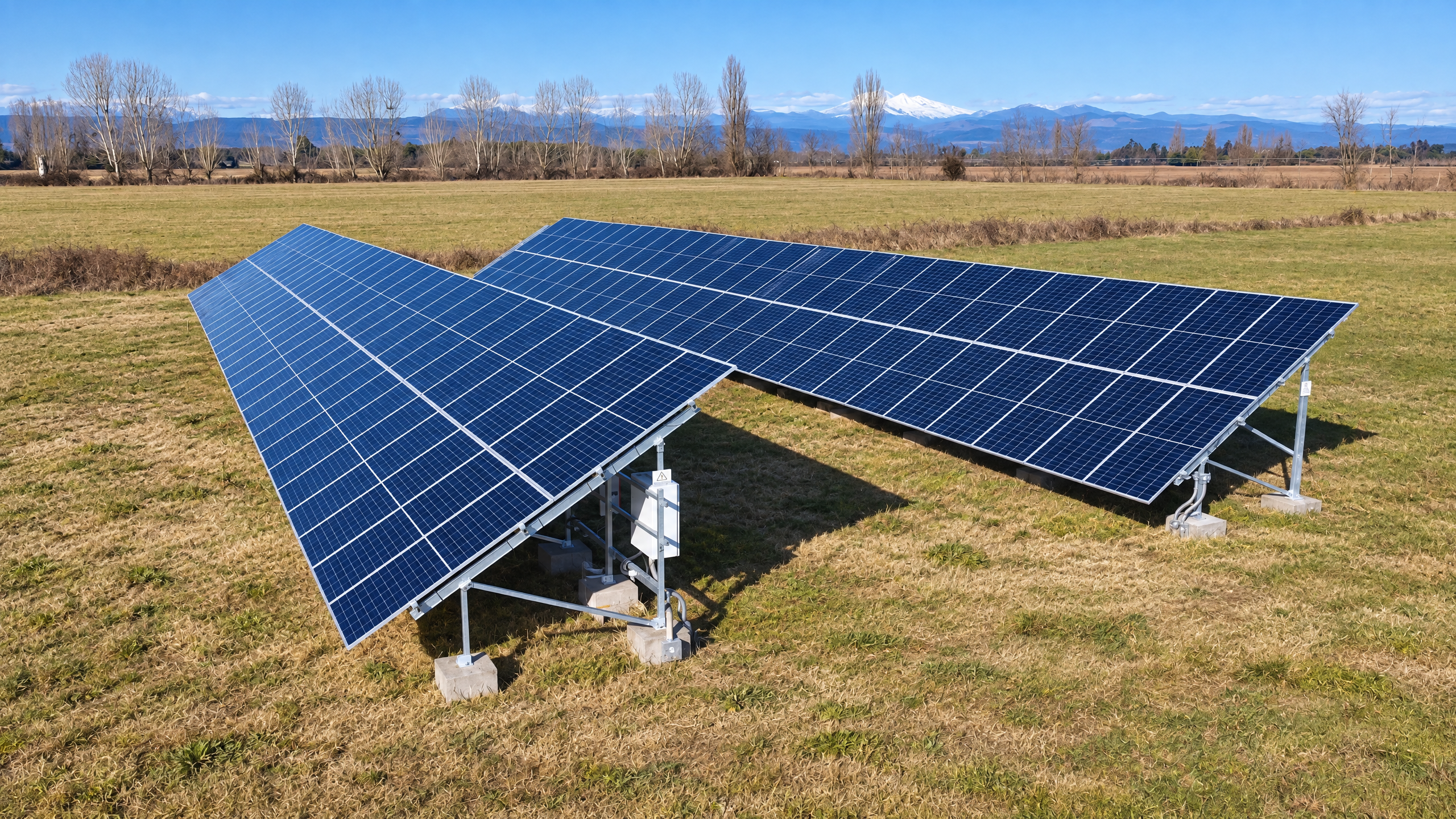Planta solar para riego agrícola
